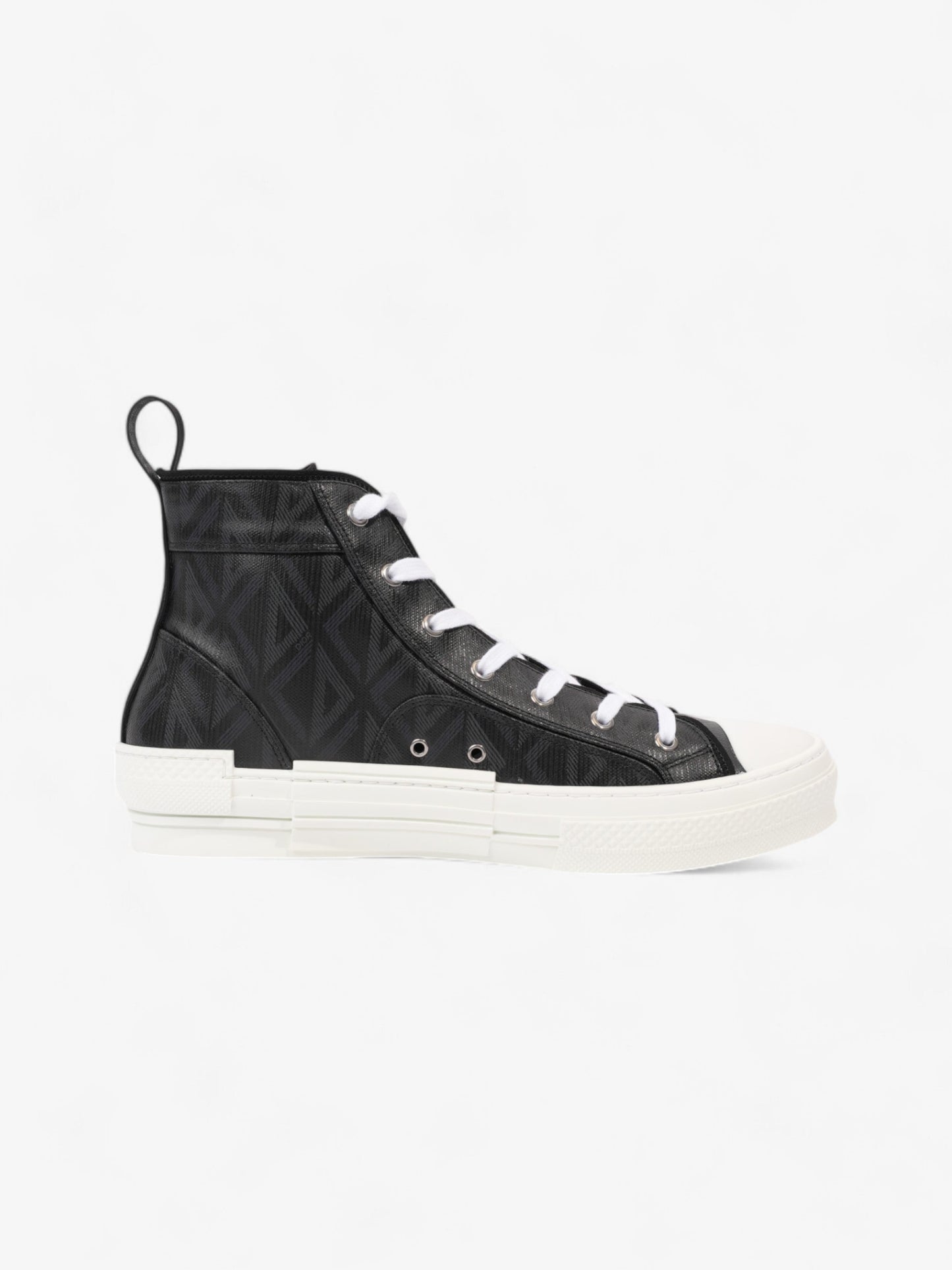 Christian Dior B23 High Top Black / White Canvas EU 43 UK 9