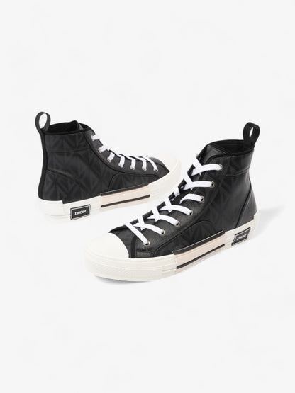 Christian Dior B23 High Top Black / White Canvas EU 43 UK 9