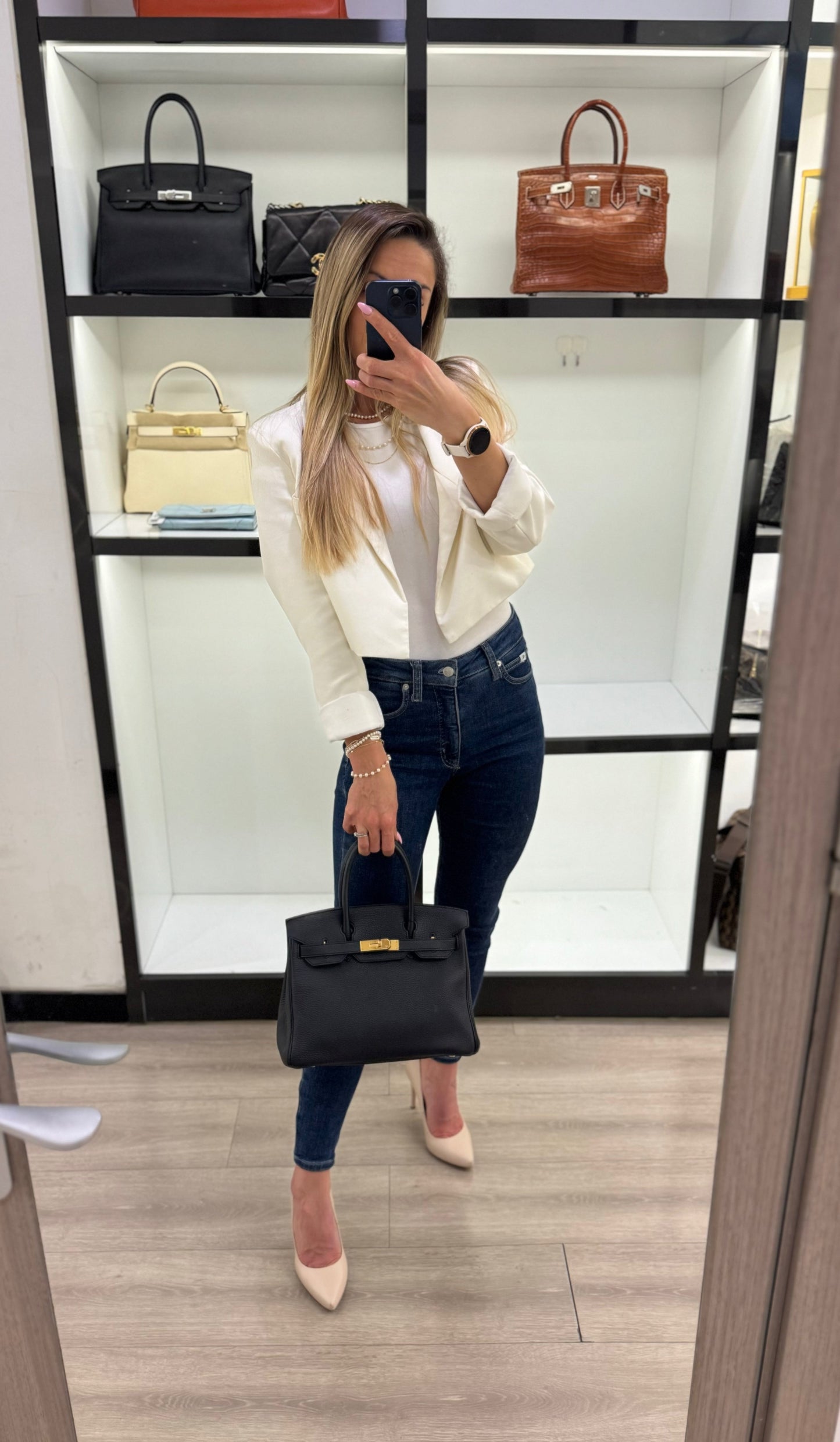 Pre-owned Hermes Birkin 30 Black Togo Golden Hw, 2012, w/ lock&key with clochette, dust bag