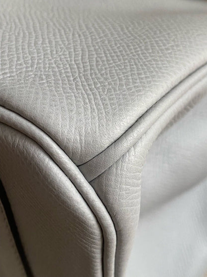 Pre-owned Certified Hermes Birkin 30 Bleu Glacier 8U Epsom Leather Golden Hardware, 2016 (X), w/ Full Set - box, dust bag, lock&key 