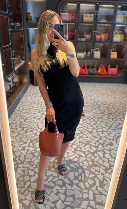 Pre-owned Certified Hermes Picotin 18 Cuivre 6C Clemence Leather Golden Hw, Not Used with tag, 2021 (Z), w/ Full Set - Hermes Box, dust bag, Lock&key