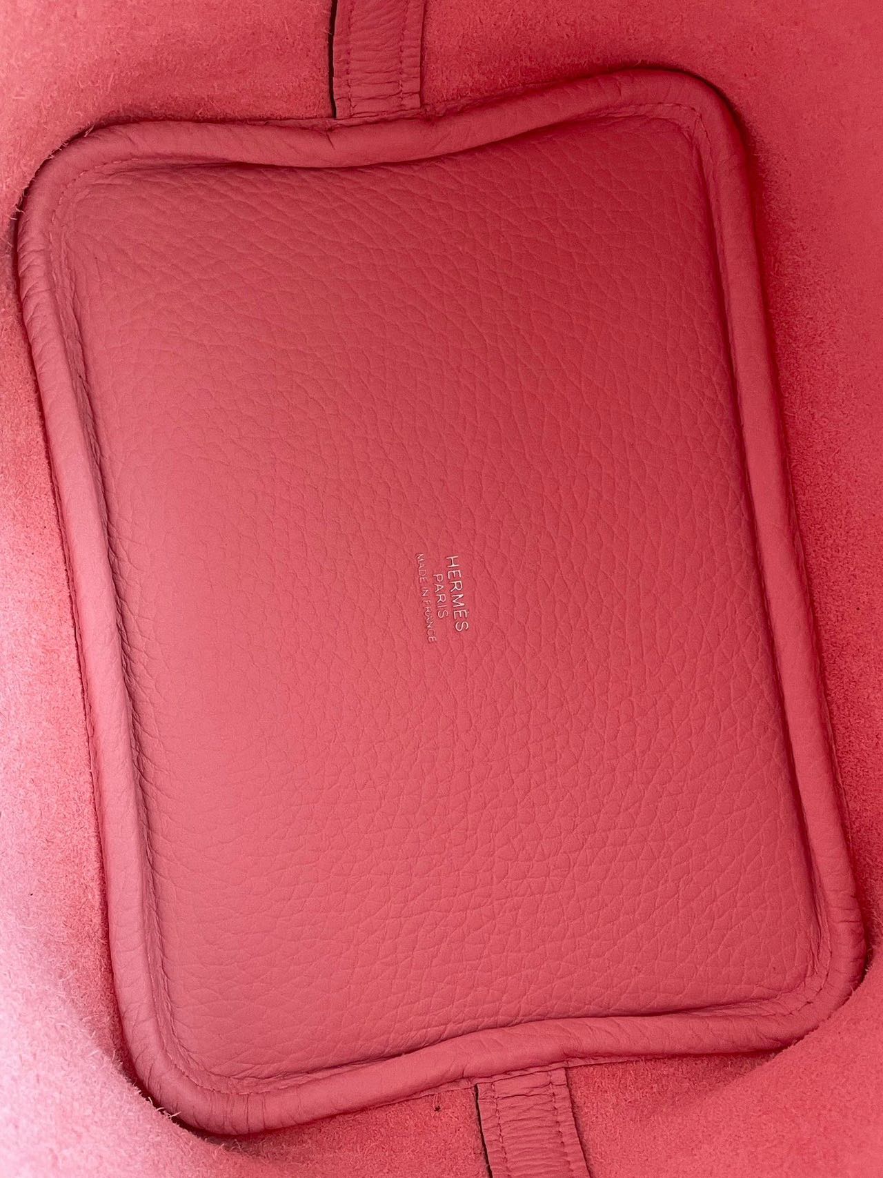 Pre-owned Certified Hermes Picotin 18 Rose Sakura 3Q Clemence Leather Silver Hw, 2024 (W), w/ Full Set - Box, dust bag, lock & key