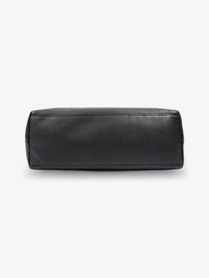 Gucci Soho Chain Tote Black Grained Leather Medium