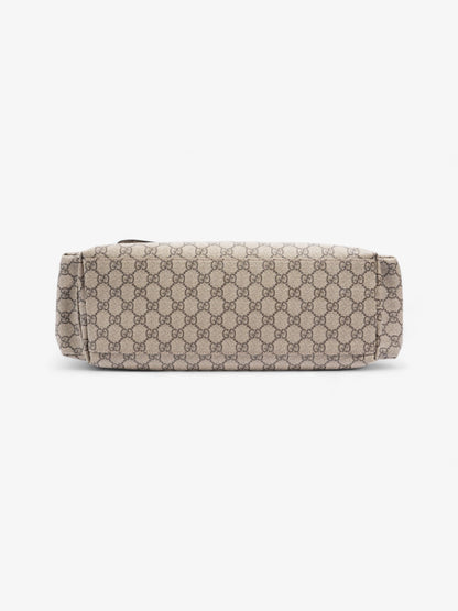Gucci Baby Changing Bag GG Supreme / Brown Coated Canvas Medium