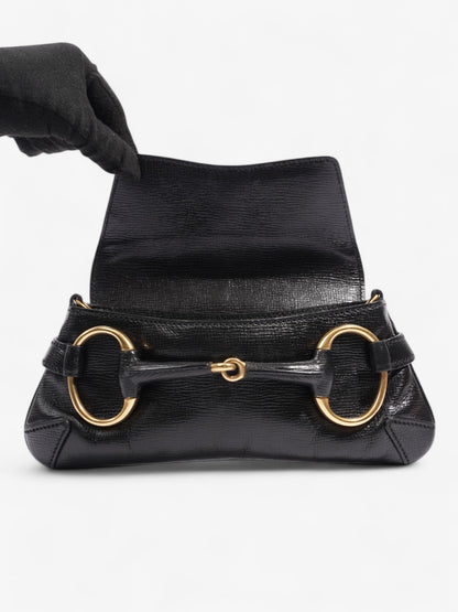 Gucci Horsebit Clutch Black Leather