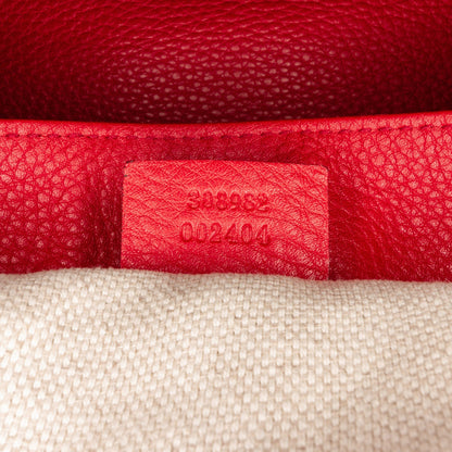 Red Gucci Medium Soho Chain Tote