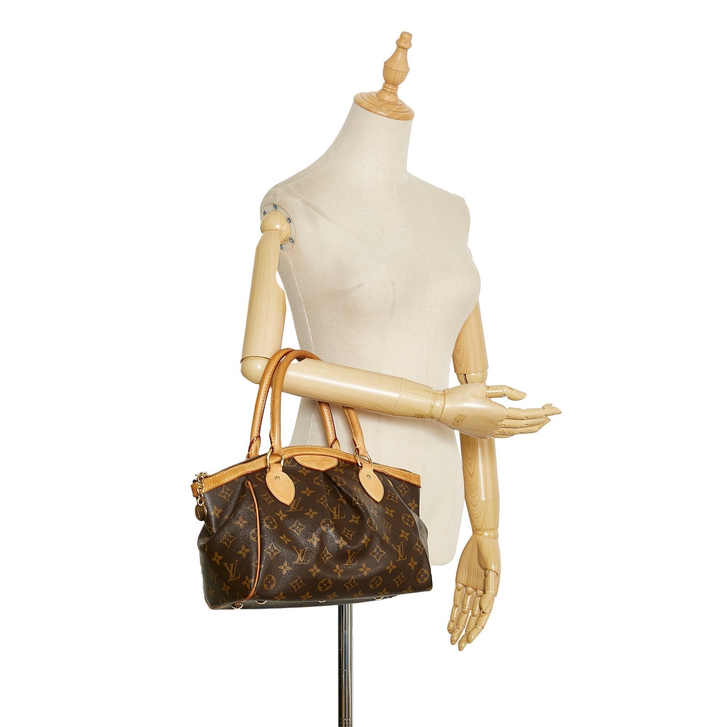 LOUIS VUITTON Monogram Tivoli PM Brown
