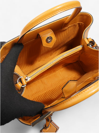 Fendi 2Jours  Orange Leather