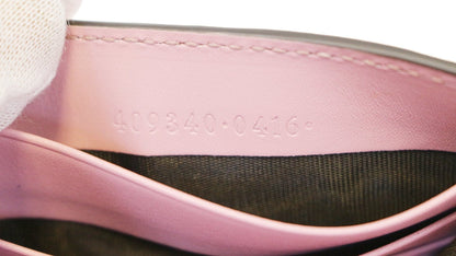 GUCCI Icon Gucci Signature Chain wallet Light Pink