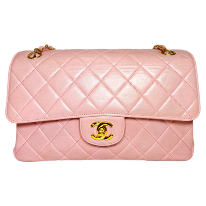 Chanel Flap Lambskin Gold Shoulder Bag 2