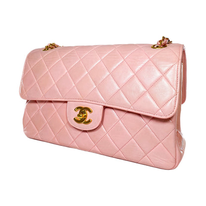 Chanel Flap Lambskin Gold Shoulder Bag 2