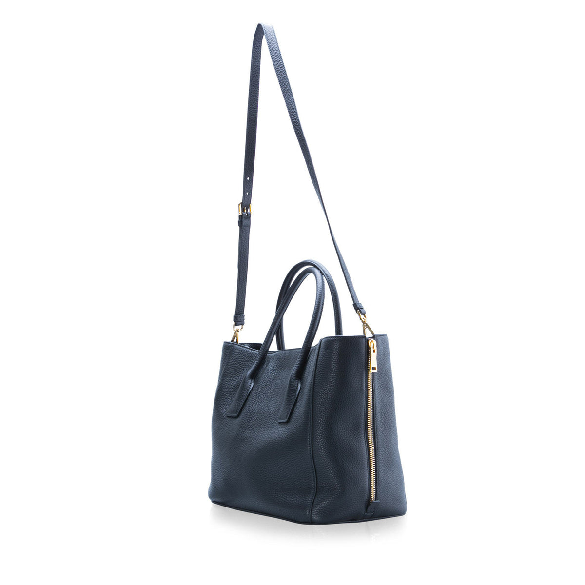 Prada Vit. Daino Twin Pocket Tote Shoulder