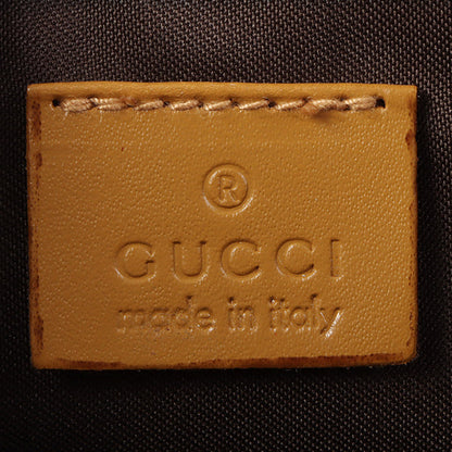 Gucci Suede Logo Plate Top Handle Bag Orange/Brown
