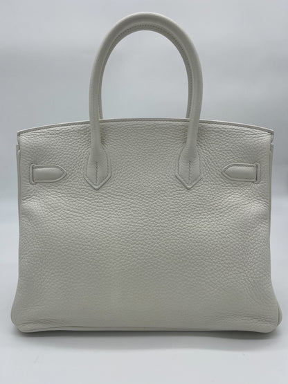 Hermes Birkin 30 White Togo Gold Hardware