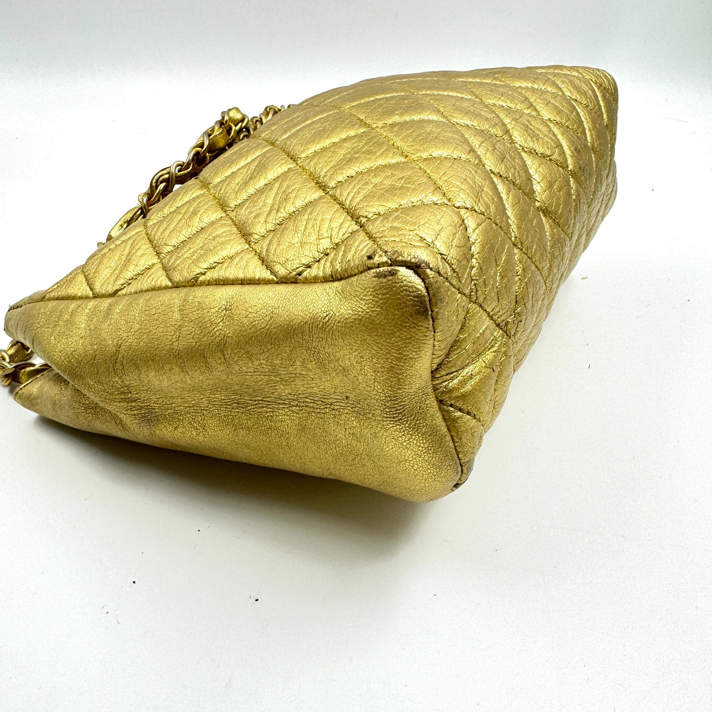 CHANEL Limited Edition Crystal CC Logo Shoulder Bag