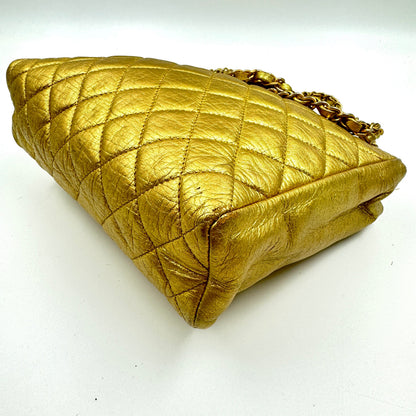 CHANEL Limited Edition Crystal CC Logo Shoulder Bag