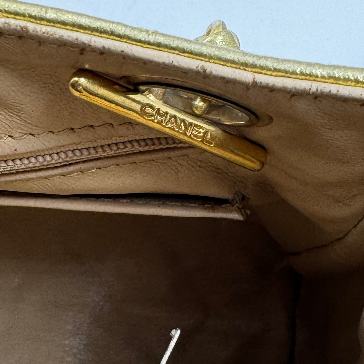 CHANEL Limited Edition Crystal CC Logo Shoulder Bag