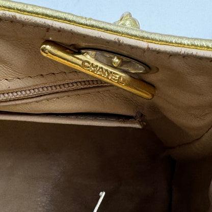 CHANEL Limited Edition Crystal CC Logo Shoulder Bag