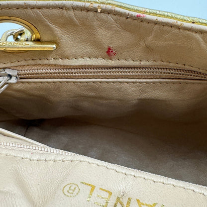 CHANEL Limited Edition Crystal CC Logo Shoulder Bag
