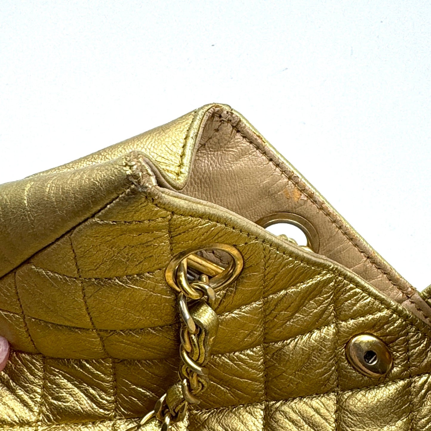 CHANEL Limited Edition Crystal CC Logo Shoulder Bag