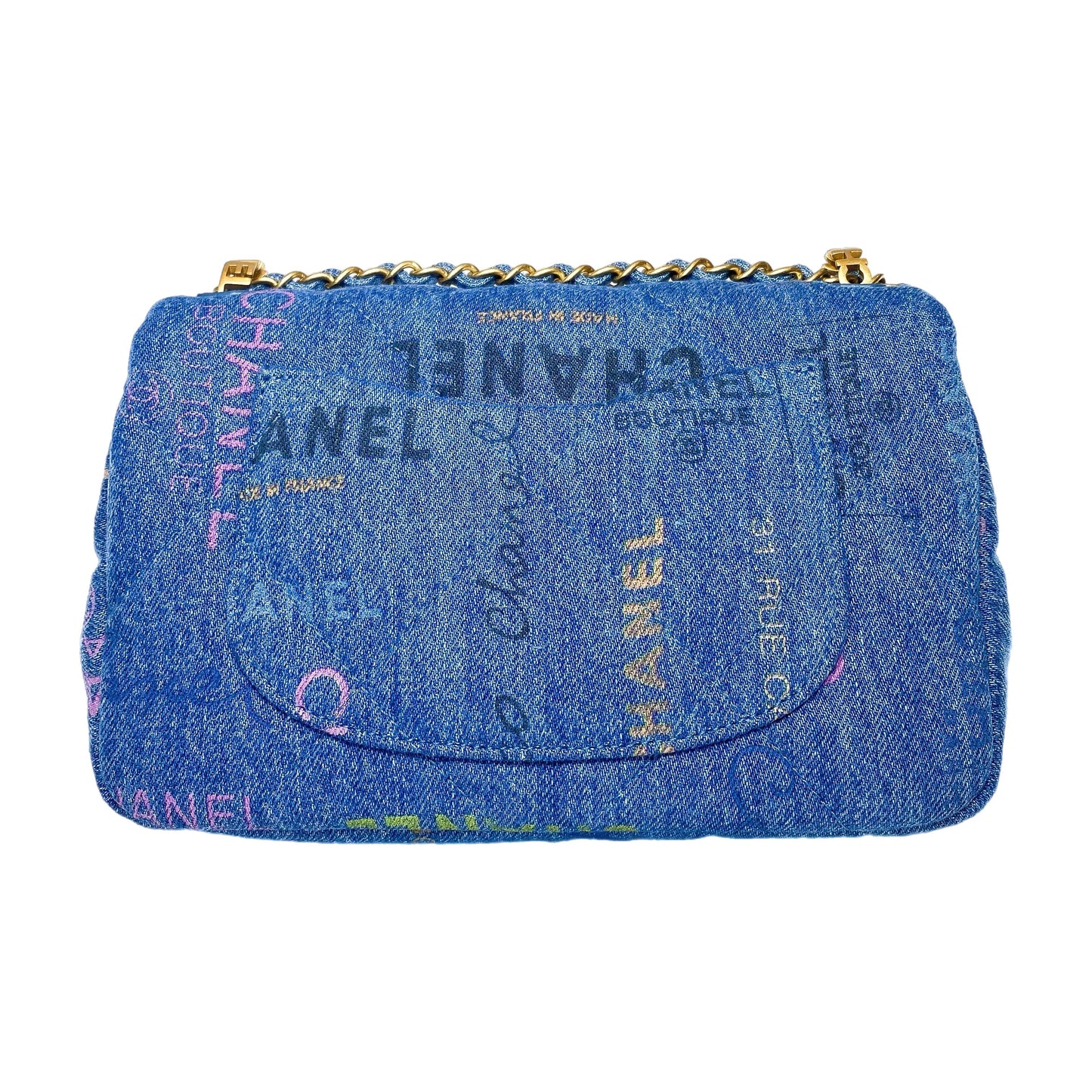 Chanel Flap Small Gold Shoulder Bag 5