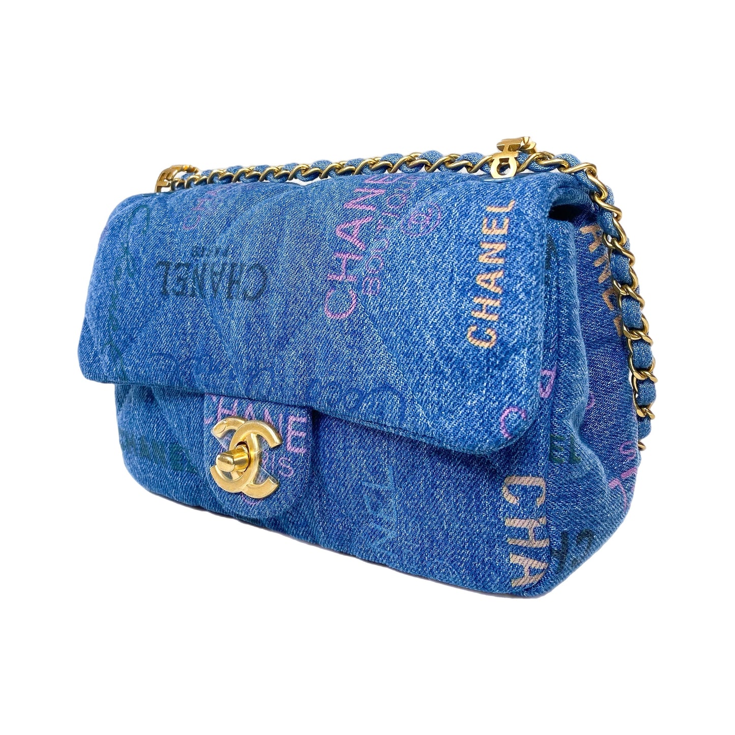 Chanel Flap Small Gold Shoulder Bag 5