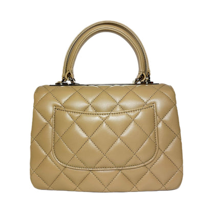 Chanel Flap Mini Lambskin Gold Shoulder Bag 2