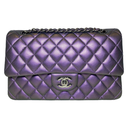 Chanel Iridescent Purple Medium Flap Bag
