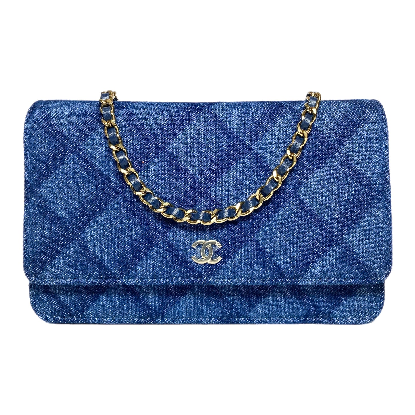 Chanel Flap Silver Crossbody Bag