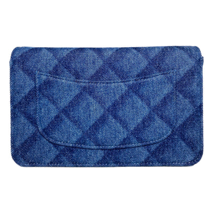 Chanel Flap Silver Crossbody Bag
