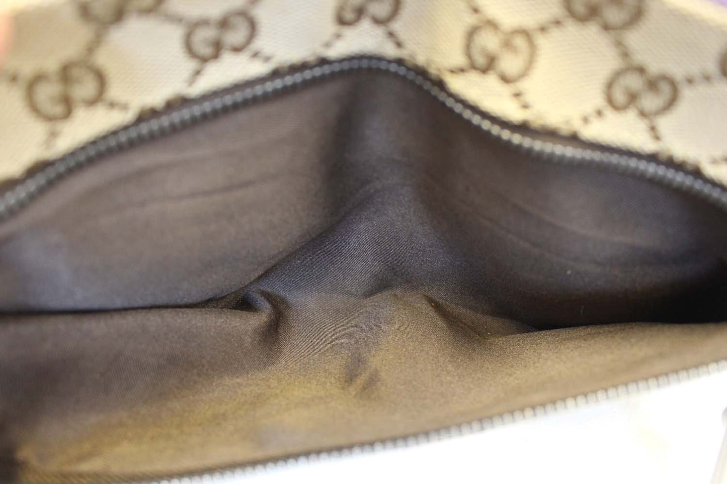 GUCCI GG Monogram Waist Bum Bag 28566 Brown
