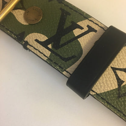 LOUIS VUITTON Limited Edition x Takashi Murakami Camouflage Belt