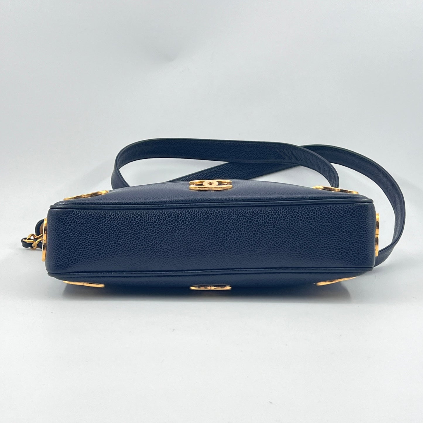 Chanel Caviar Leather Triple Shoulder Bag