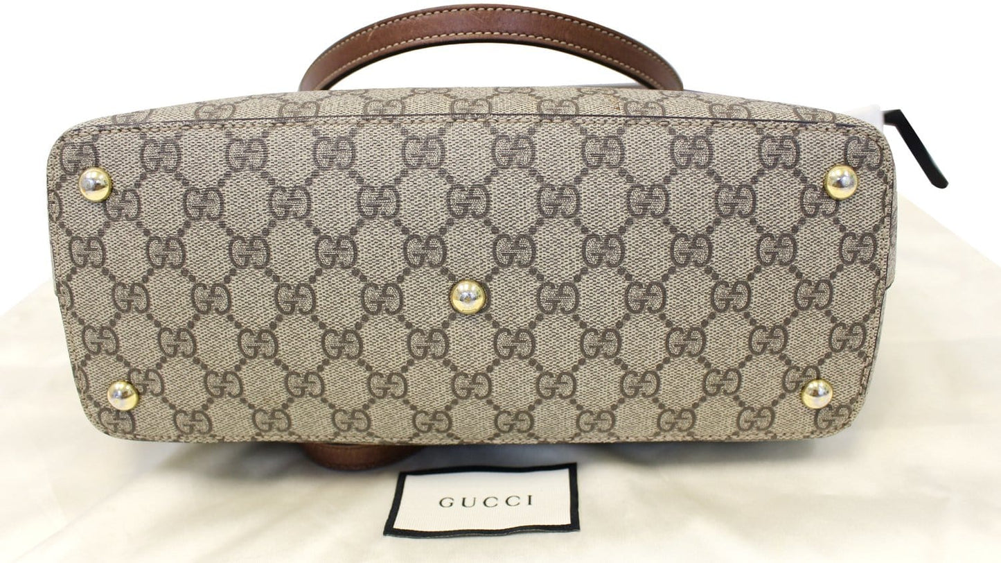 GUCCI GG Supreme Medium Tote Shoulder Bag 415721