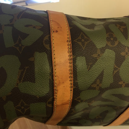 LOUIS VUITTON Limited Edition x Stephen Sprouse Graffiti Keepall 50 Travel Bag
