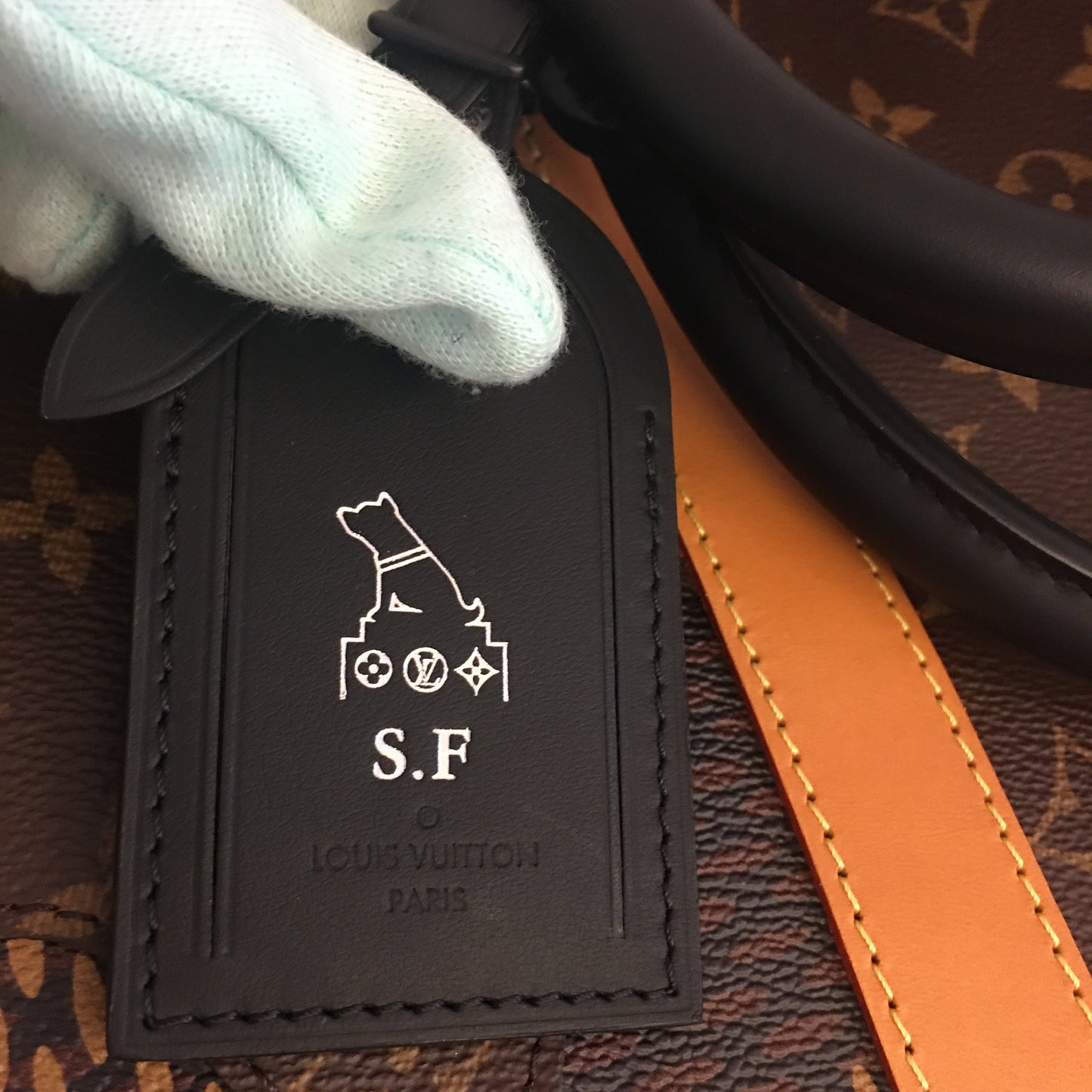 LOUIS VUITTON X NIGO Limited Edition x Nigo Keepall 50 Bandouliere Travel Bag