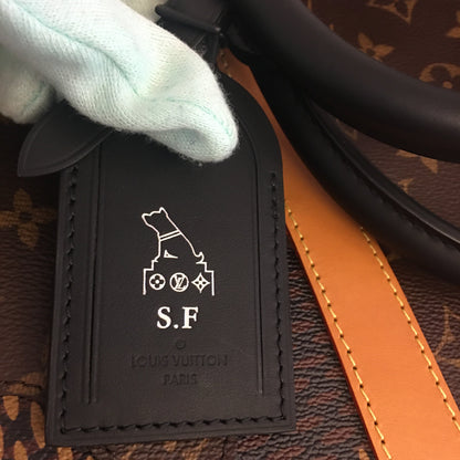 LOUIS VUITTON X NIGO Limited Edition x Nigo Keepall 50 Bandouliere Travel Bag