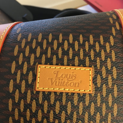 LOUIS VUITTON X NIGO Limited Edition x Nigo Keepall 50 Bandouliere Travel Bag