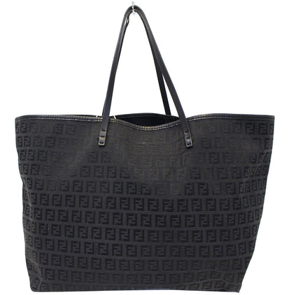 FENDI Monogram Zucca Pattern Tote Bag with Pouch