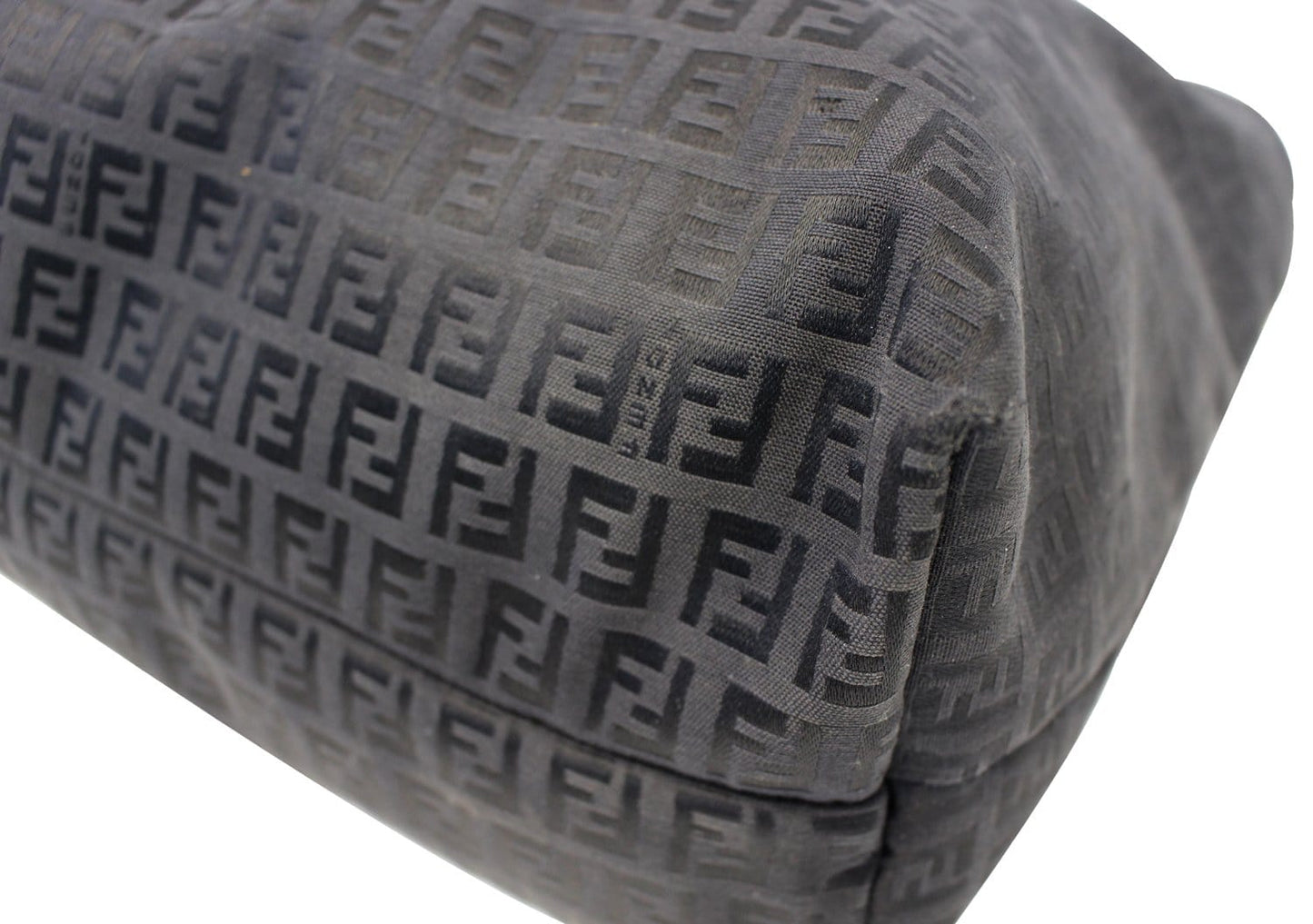 FENDI Monogram Zucca Pattern Tote Bag with Pouch