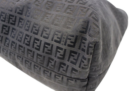 FENDI Monogram Zucca Pattern Tote Bag with Pouch