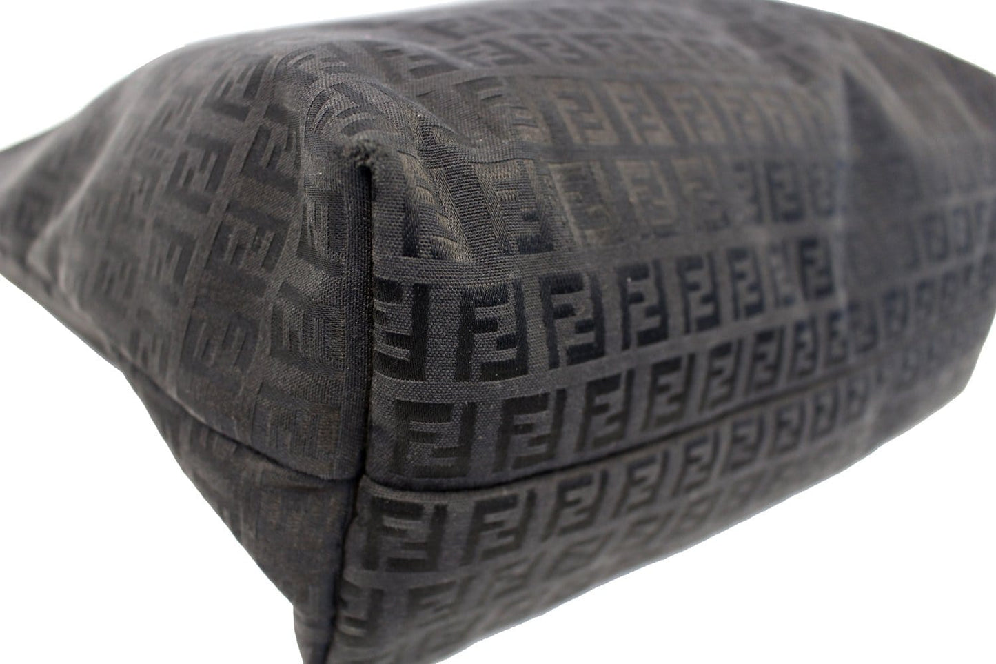 FENDI Monogram Zucca Pattern Tote Bag with Pouch