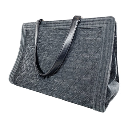 Chanel Leather Black Elegant Tote Bag 4