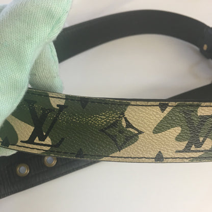 LOUIS VUITTON Limited Edition x Takashi Murakami Monogramouflage Green Belt