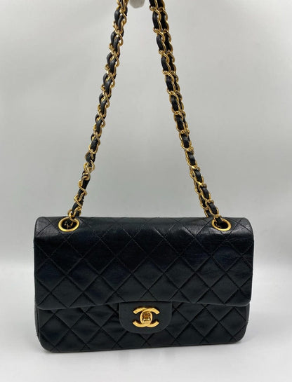 Chanel Classic Flap Small Lambskin Gold Shoulder Bag 3