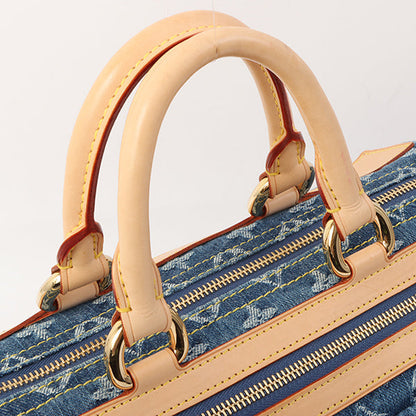 Louis Vuitton 2005 Made Denim Monogram Neo Speedy Indigo