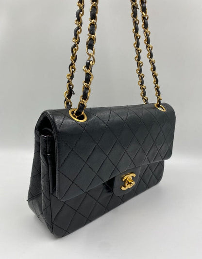 Chanel Classic Flap Small Lambskin Gold Shoulder Bag 3