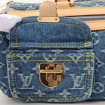 Louis Vuitton 2005 Made Denim Monogram Neo Speedy Indigo