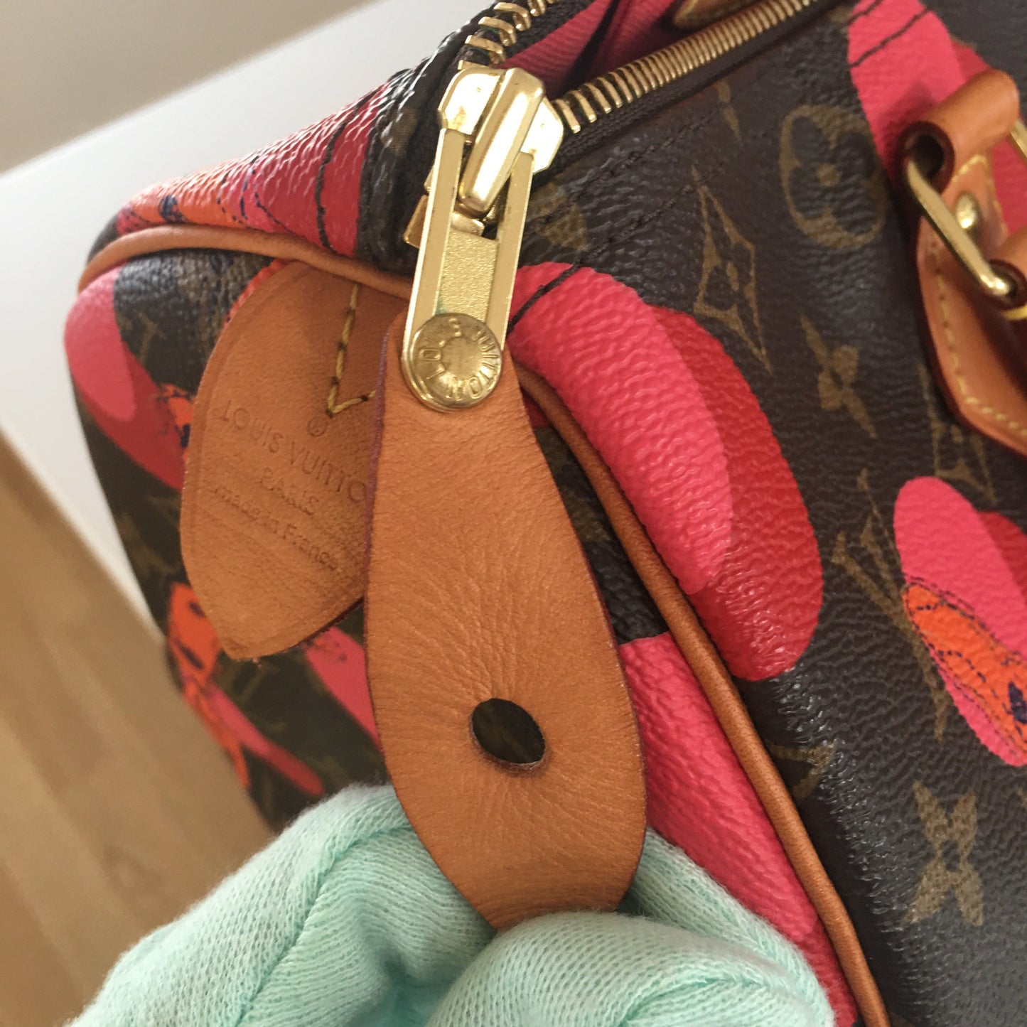 LOUIS VUITTON Speedy Handbag in Brown Canvas