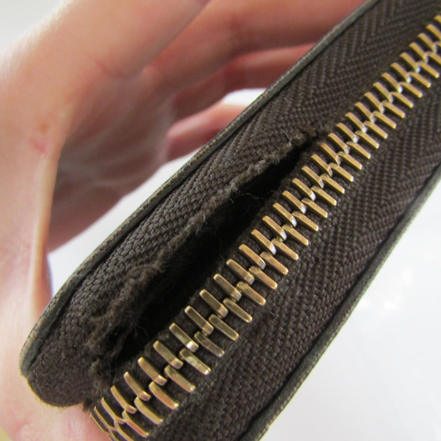 LOUIS VUITTON Wallet in Brown Canvas